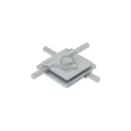 Соединитель универсальный 3USM-D5-10 INOX304 для прутка d5-10мм с 3 пластинами 40х40мм нерж. сталь К