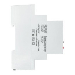 Терморегулятор цифровой RX-257 программируемый c диапазонами работы (на DIN-рейку) Rexant 51-0821