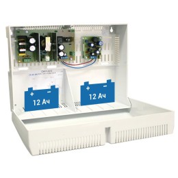 Источник бесперебойного питания СКАТ-2412 24В 3А/12В 0.5А корпус под АКБ 2х12А.ч холодн. пуск Бастио