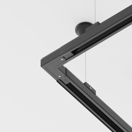 Коннектор угловой внешн. Trinity черн. Voltega TRA-VGL005CL-31B-L