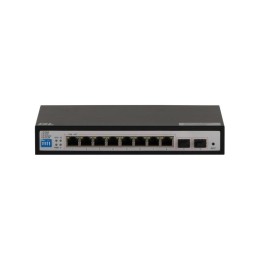 Коммутатор WEB Smart управляемый 8 PoE 802.3af/at портов 10/100/1000Мбит/с до 250м cat.6 2хSFP 1000М