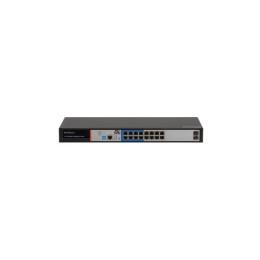 Коммутатор WEB Smart управляемый 16 PoE 802.3af/at портов 10/100/1000Мбит/с 8 до 250м cat.6 2хSFP 10