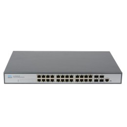Коммутатор управляемый L2 PoE 24 Base-T 1000Мбит/с портов 802.3af/at 4 combo Base-TX/SFP 1000Мбит/с