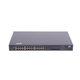 Коммутатор управляемый L2 POE 24 BASE-TX 10/1001000Мбит/с POE 4 1/10G SFP+1 Console 1U 19дюйм 220В 4
