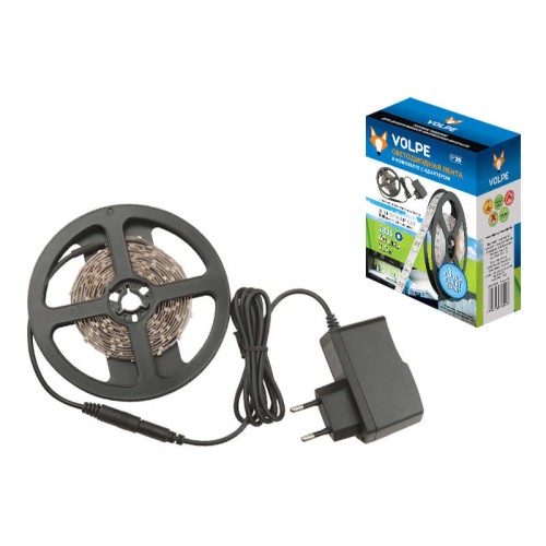 Комплект светодиодной ленты ULS-Q721 2835-60LED/m-IP20-2.5M-DW RRP24C00 2.5м IP20 адаптер 24Вт свет