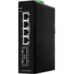 Коммутатор промышленный L2 уровня на 4 порта 10/100/1000M PoE с поддержкой IEEE802.3 af/at/BT 90Вт 2