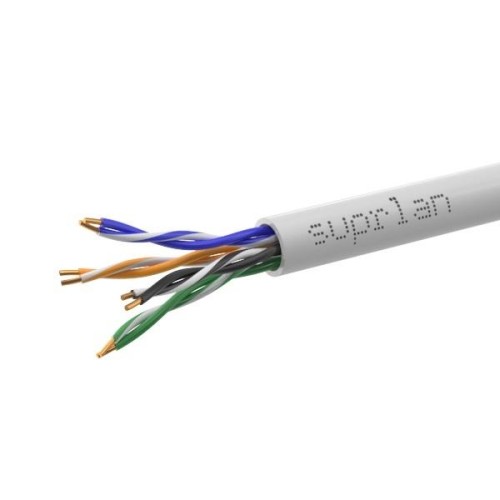 Кабель витая пара U/UTP кат.5E 4х2х0.51 24AWG solid Cu LSZH нг(А)-HF In. Premium 305м (м) SUPRLAN 01