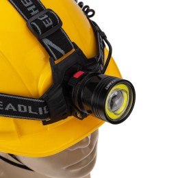 Фонарь налобный четырехрежимный поворотный с функцией ZOOM Rexant 75-7831