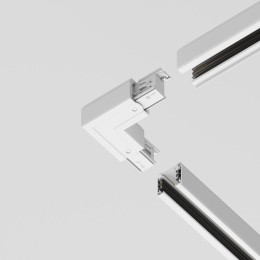 Коннектор угловой внутр. Trinity бел. Voltega TRA-VGL005CL-31W-R