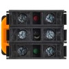 Переключатель 2 полож. 1НО+1НЗ с подсветкой желт. MASTER IEK MI-SW60-11XD-3-14-2-K05