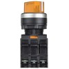 Переключатель 2 полож. 1НО+1НЗ с подсветкой желт. MASTER IEK MI-SW60-11XD-3-14-2-K05