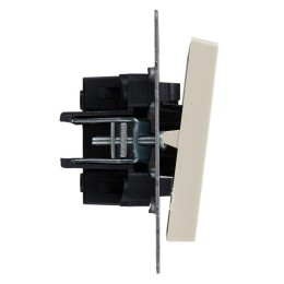 Выключатель перекрестный 1-кл. СП BRITE 10А ВС10-1-3-БрКр механизм беж. IEK BR-V13-0-10-K10