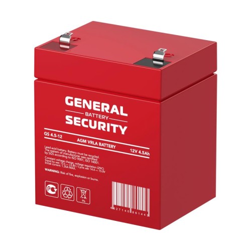Аккумулятор 12В 4.5А.ч General Security GS4.5-12