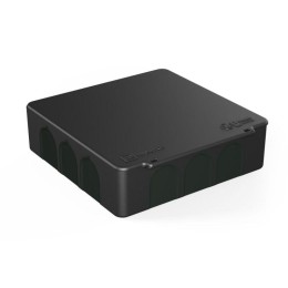 Коробка распределительная ОП 100х100х30 (HF) для прям. монтажа двухкомп. безгалоген. черн. (уп.8шт)