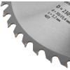 Диск пильный для циркулярных пил по дереву 230х30/25.4х40T FIT 37756