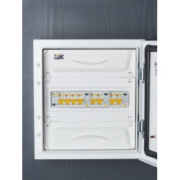 Выключатель автоматический дифференциального тока 2п C 6А 10мА тип AC 4.5кА АД-12 KARAT IEK MAD10-2-
