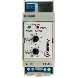 Термостат для управления системой электрообогрева на кровлях/площадках по темпер. воздуха EXTHERM Th