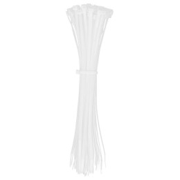 Хомут кабельный 4.8х300 нейл. бел. (уп.100шт) IEK UHH31-D048-300-100