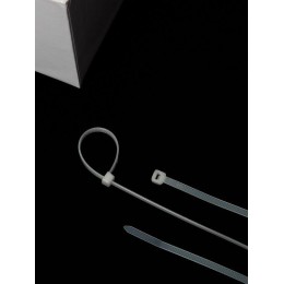 Хомут кабельный 4.8х300 нейл. бел. (уп.100шт) IEK UHH31-D048-300-100