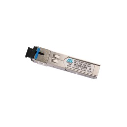 Модуль промышленный SFP WDM 1Гбит/с одно волокно SM SC Tx:1310/Rx:1490нм DDM 14дБ до 20км -40град.C