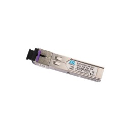 Модуль промышленный SFP WDM 1Гбит/с одно волокно SM SC Tx:1490/Rx:1310нм DDM 14дБ до 20км -40град.C