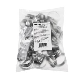 Хомут червячный 25-40/12-0.8мм нержавеющая сталь W2 (уп.50шт) Rexant 07-0725-12