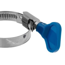 Хомут червячный 25-40/9-0.7мм с ключом нержавеющая сталь W2 (уп.50шт) Rexant 07-0725-1