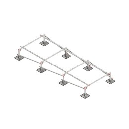 Конструкция опорная для установки оборудования TECHNORAPTOR STEELFOOT 1500х4000 тип 1 КМ TR0133