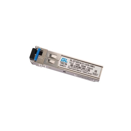 Модуль промышленный SFP WDM 1Гбит/с одно волокно SM LC Tx:1310/Rx:1490нм 14дБ до 20км -40град.C NIKO