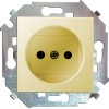 Розетка 1-м СП Simon 15 16А IP20 250В без заземл. винтов. клеммы механизм сл. кость Simon 1591431-03