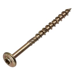 Саморез конструкционный 8х180 тарельч Torx желт. цинк (уп.2шт) европодвес СТРОЙМЕТИЗ 20230926007