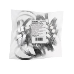 Хомут червячный 70-90/12-0.8мм нержавеющая сталь W2 (уп.25шт) Rexant 07-0770-12