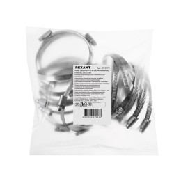 Хомут червячный 70-90/9-0.6мм нержавеющая сталь W2 (уп.25шт) Rexant 07-0770