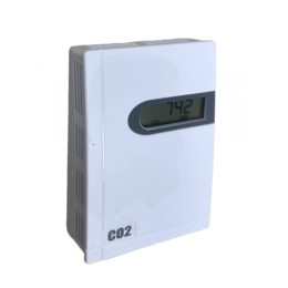 Systeme Electric Датчик CO₂ комнатный, 0…10В ЖКЭ ~/=18…30В