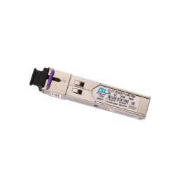 Модуль SFP WDM 1Гбит/с одно волокно SM SC Tx:1490/Rx:1550нм 24дБ до 80км DDM NIKOMAX GL-OT-SG24SC1-1