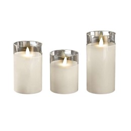 Свеча декоративная CL7-SET3-wh с пультом 2хAA для каждой свечи (не в компл.) бел. (уп.3шт) ФАZА 5018