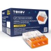 Клемма строительно-монтажная СМК 2273-203 EU2.5 413 3-проводная прозр. TOKOV ELECTRIC TKE-EU2.5-413/
