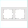 Рамка 2-м G-Flex бел. глянцевый Jasmart G1102W