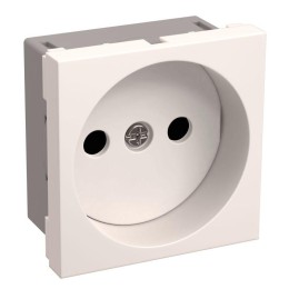 Розетка 1-м 2мод. РКС-20-20-П-К 10А IP20 45х45 без заземл. бел. PRIMER IEK CKK-40D-RSB2-K01-K