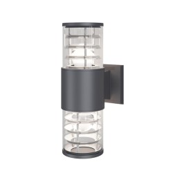 Светильник Bronx 2х60Вт E27 IP54 бра настен. Maytoni O576WL-02GR