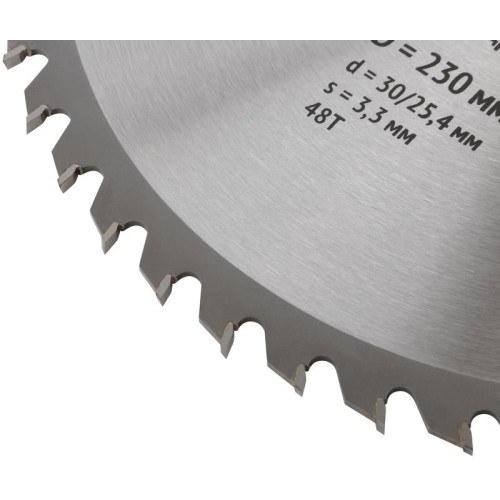 Диск пильный для циркулярных пил по дереву 230х30/25.4х48T FIT 37757