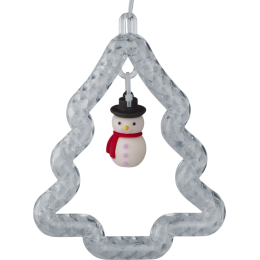 Гирлянда светодиодная "Бахрома" "Елки и фигурки" 95 007 NGF-D034-01 3х0.6м WW IP20 Navigator 95007