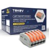 Клемма строительно-монтажная СМК 222-415 PCT-215 5-проводная с рычагом TOKOV ELECTRIC TKE-PCT-215/C5