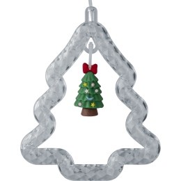 Гирлянда светодиодная "Бахрома" "Елки и фигурки" 95 008 NGF-D034-02 3х0.6м CW IP20 Navigator 95008