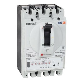 Выключатель автоматический для защиты двигателя OptiMat T160S ETA-M-COM 160A 3P КЭАЗ 356569