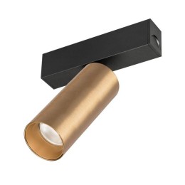 Светильник светодиодный MAG-SPOT-25-R90-9W Warm3000 BK-GD 30deg 24В IP20 9Вт 3000К метал. Arlight 03