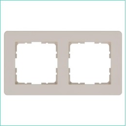 Рамка 2-м G-Flex тауп Jasmart G1102T