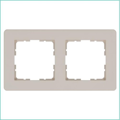 Рамка 2-м G-Flex тауп Jasmart G1102T