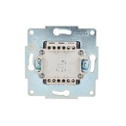 Выключатель 2-кл. 1п СП ASTI 10А IP20 механизм жемчуж./бел. перламутр. LEZARD 7081-3088-101