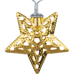 Гирлянда светодиодная "Нить золотые звезды" 95 038 NGF-D042-02 1.6м WW IP20 Navigator 95038